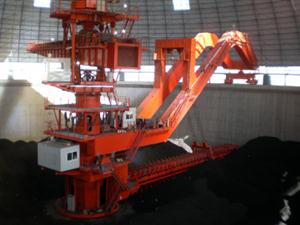 頂堆側取堆取料機